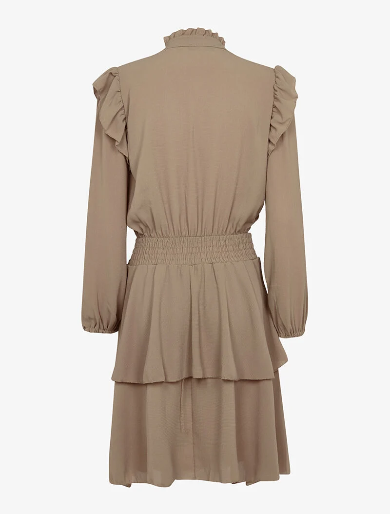 Rüschenballonkleid - Maulwurf