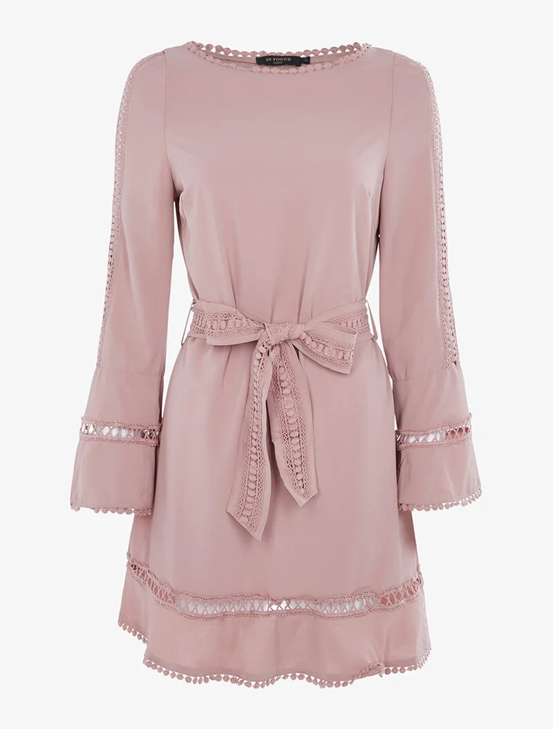 Gerades Häkeldress - Rose