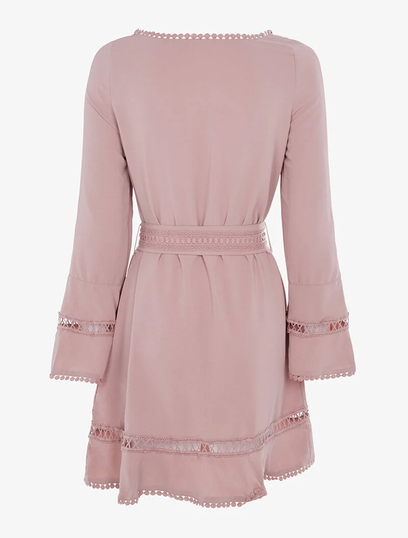 Gerades Häkeldress - Rose