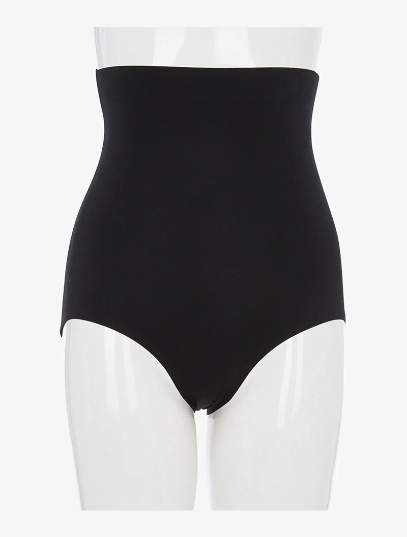 Miederslip mit hoher Taille - schwarz
