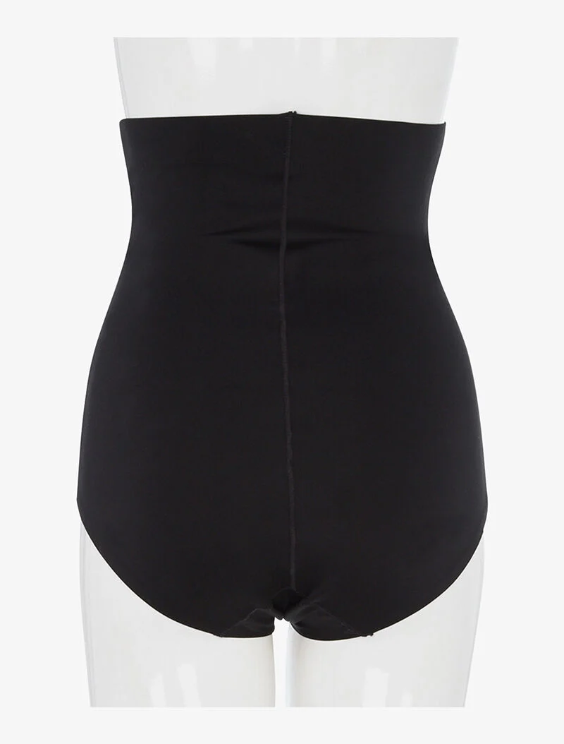 Miederslip mit hoher Taille - schwarz