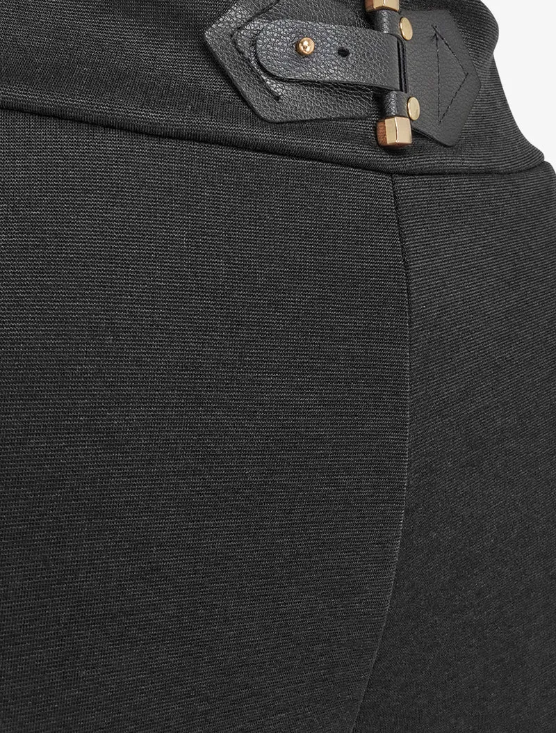 Stylisierte Einsatzhose - Schwarz