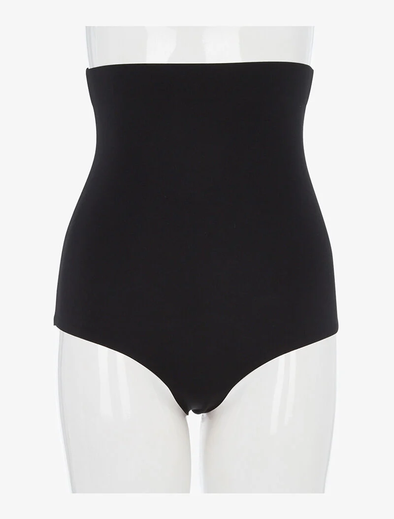 Taillenslip mit Empire-Taille - schwarz