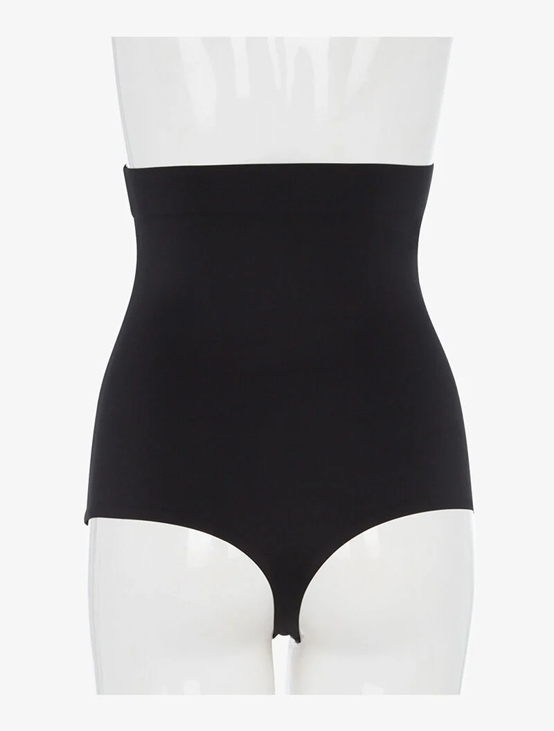 Taillenslip mit Empire-Taille - schwarz