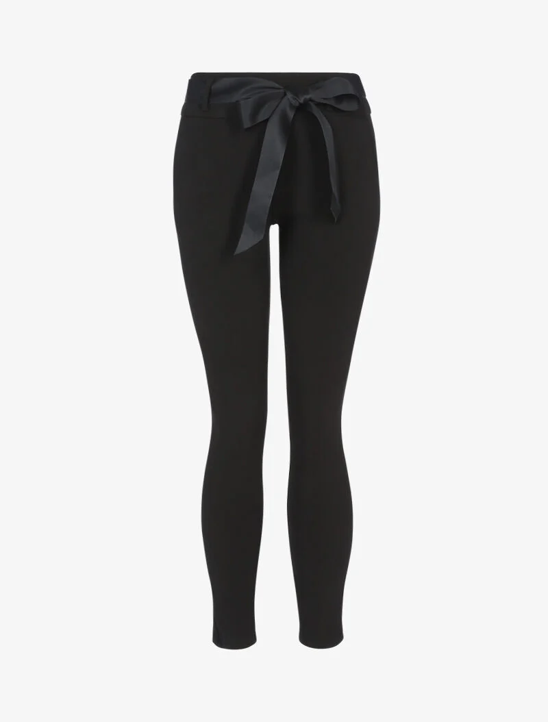 Karottenhose einfarbig - schwarz