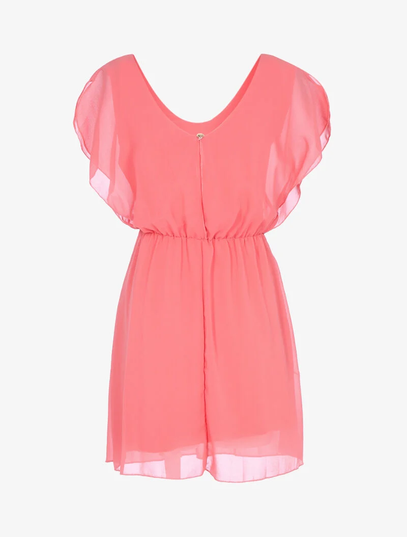 Skaterkleid aus Voile - Rose