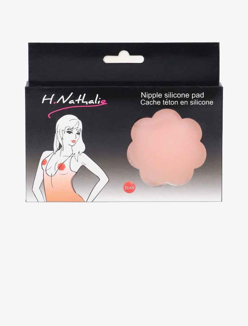 Selbstklebende Nippelabdeckungen aus Silikon - beige