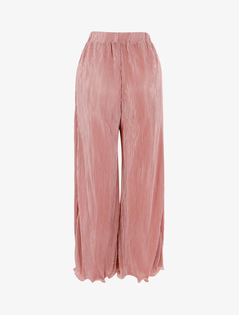 7/8-Hose mit Waffeleffekt - Rose