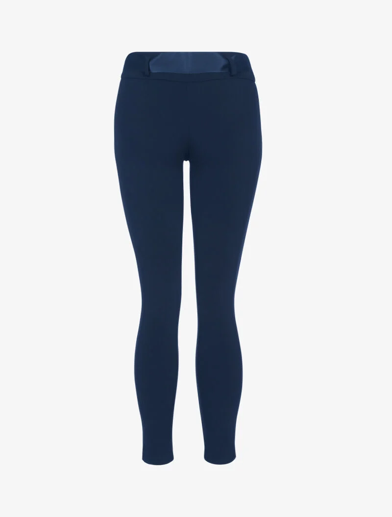 Karottenhose einfarbig - Marine