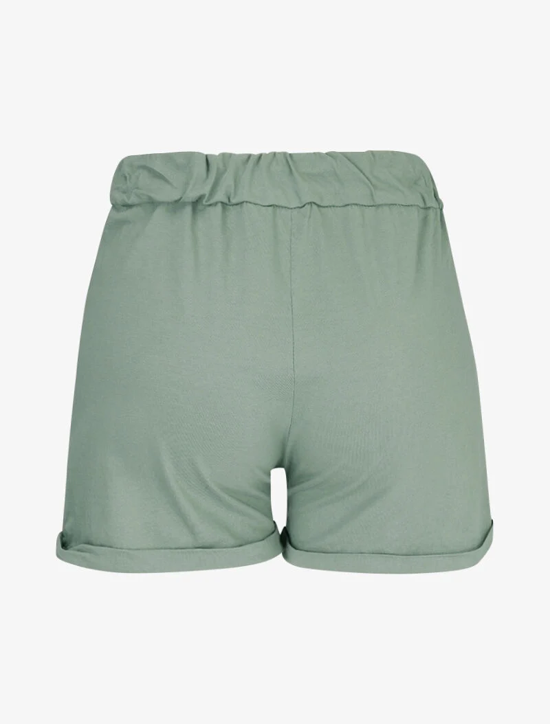 Shorts mit Kordelzug - Kaki