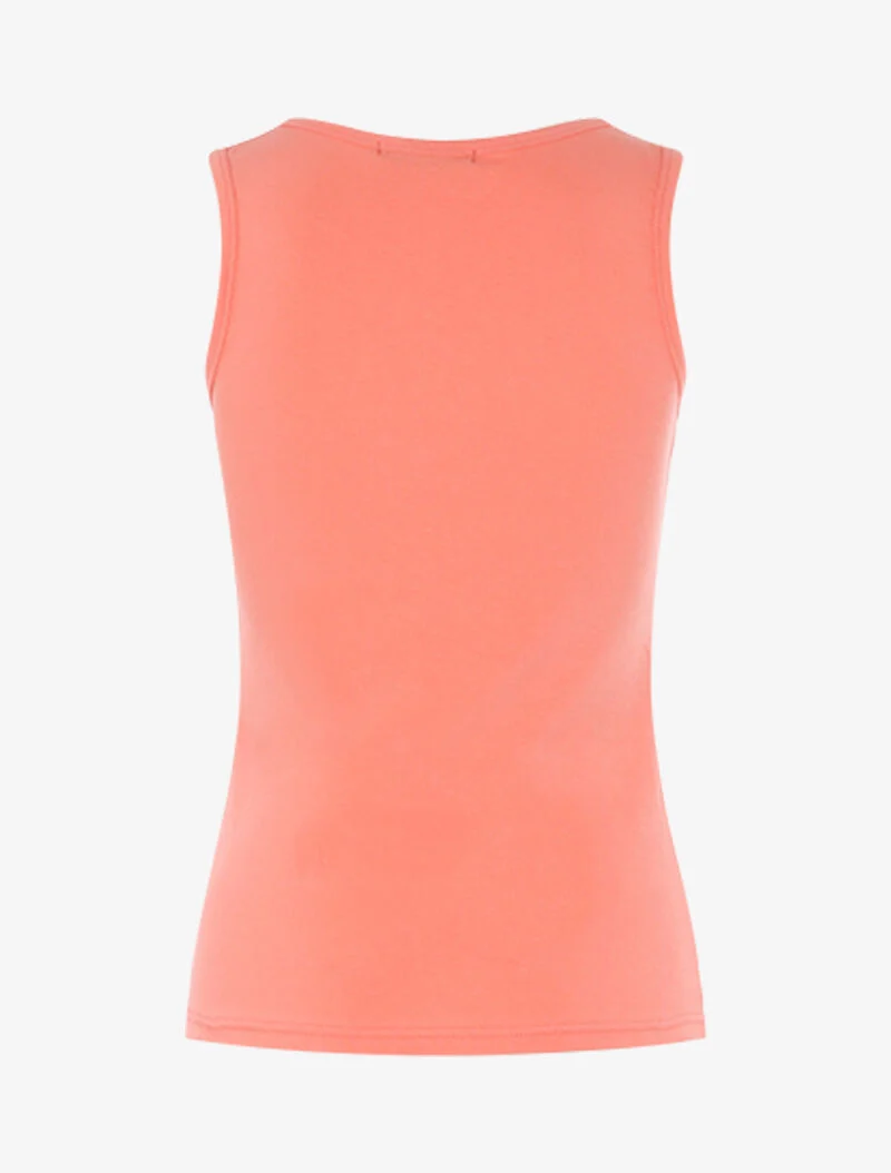 Stretch-Top mit Reißverschluss am Ausschnitt - Rose