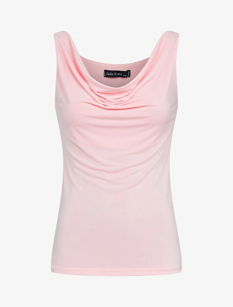 Cowl-Neck-Tanktop - Rose