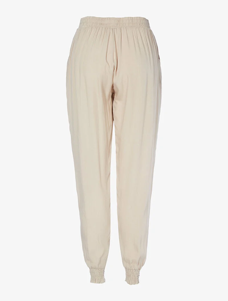 Haremhose einfarbig - beige