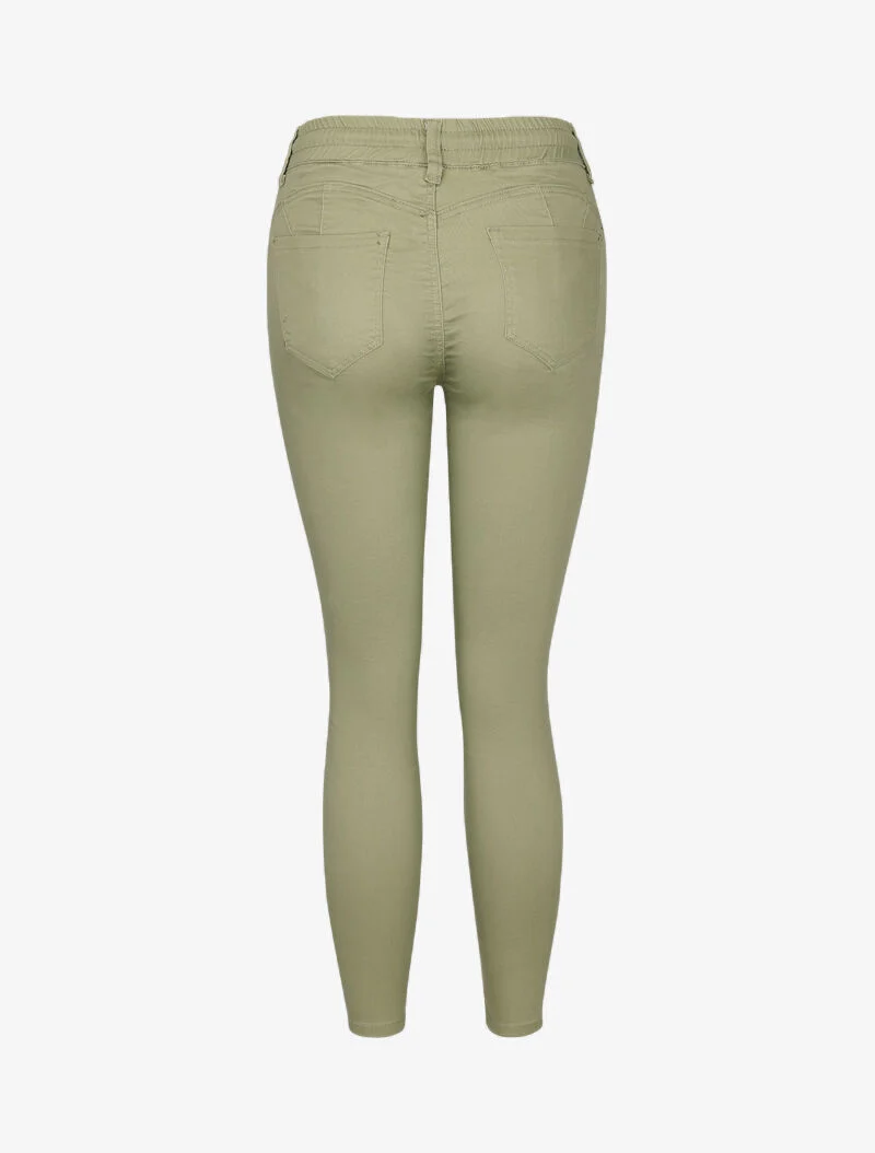 Jogginghose mit Kordelzug - Kaki