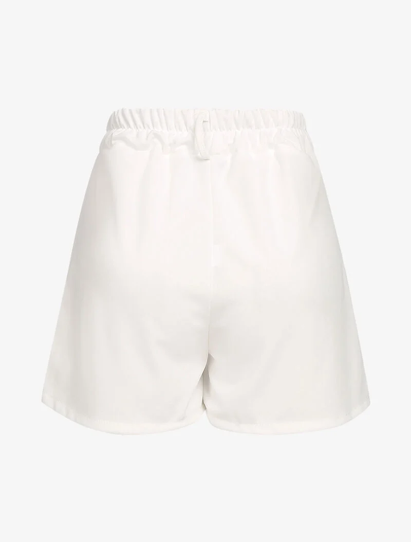 Shorts mit großen Vordertaschen - weiß