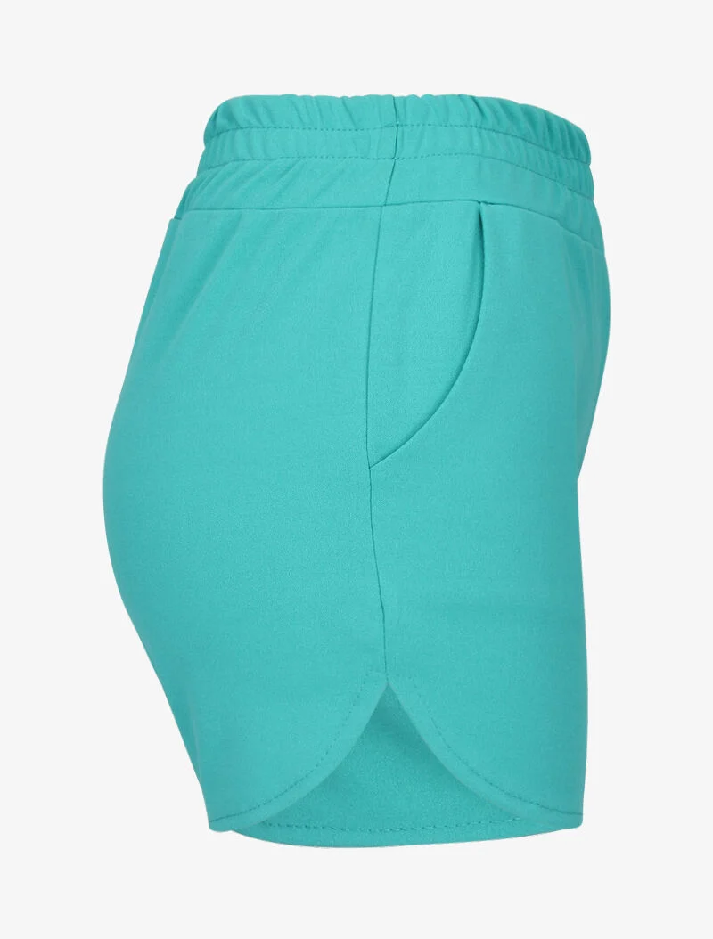 Mini-Shorts in geradem Schnitt - Türkis