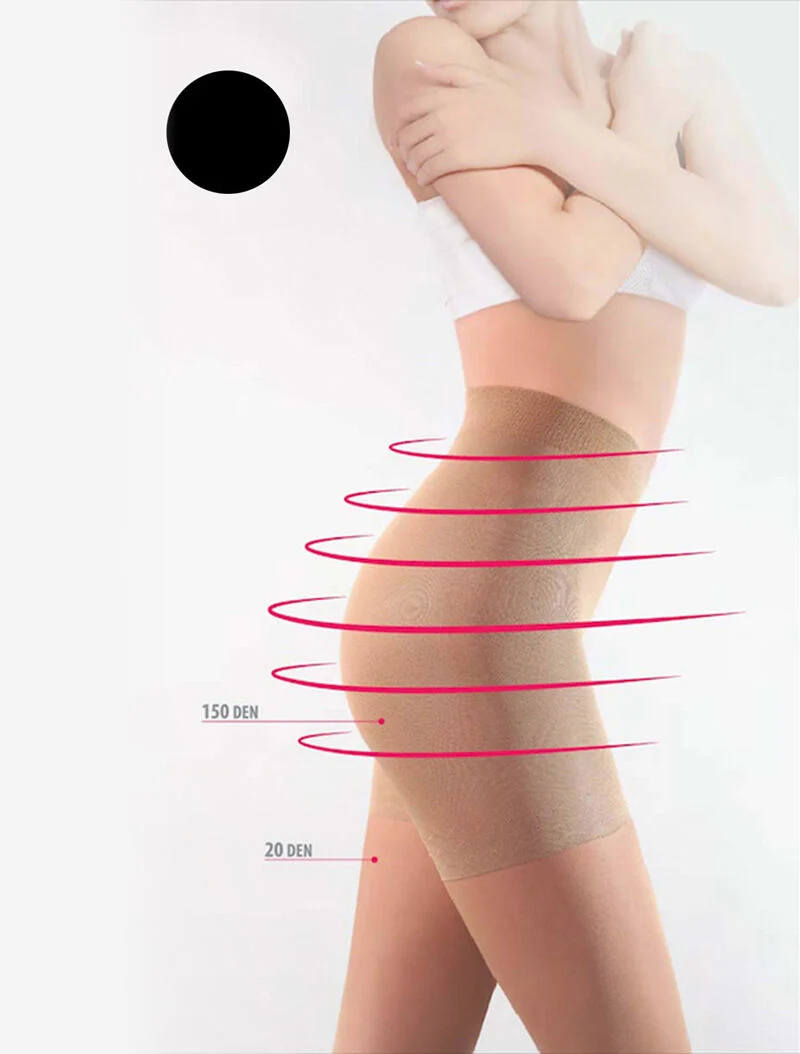 Slim-Strumpfhose 40 - schwarz
