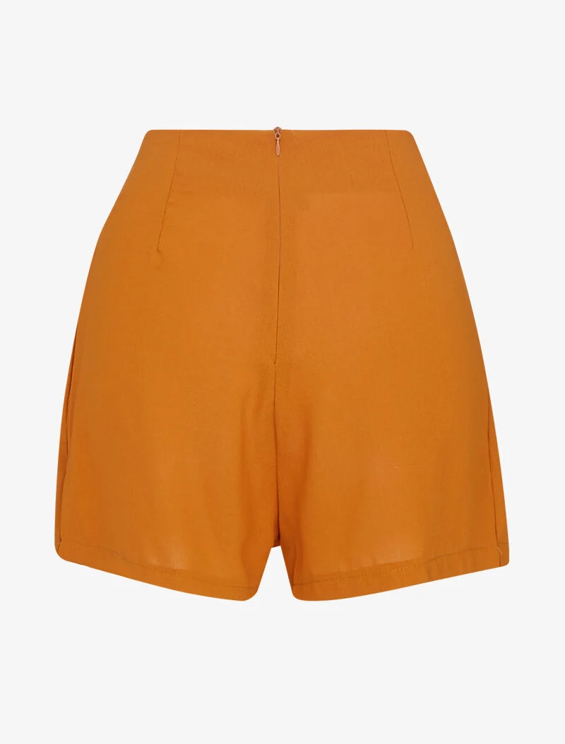Trapézrock-Shorts - Orange