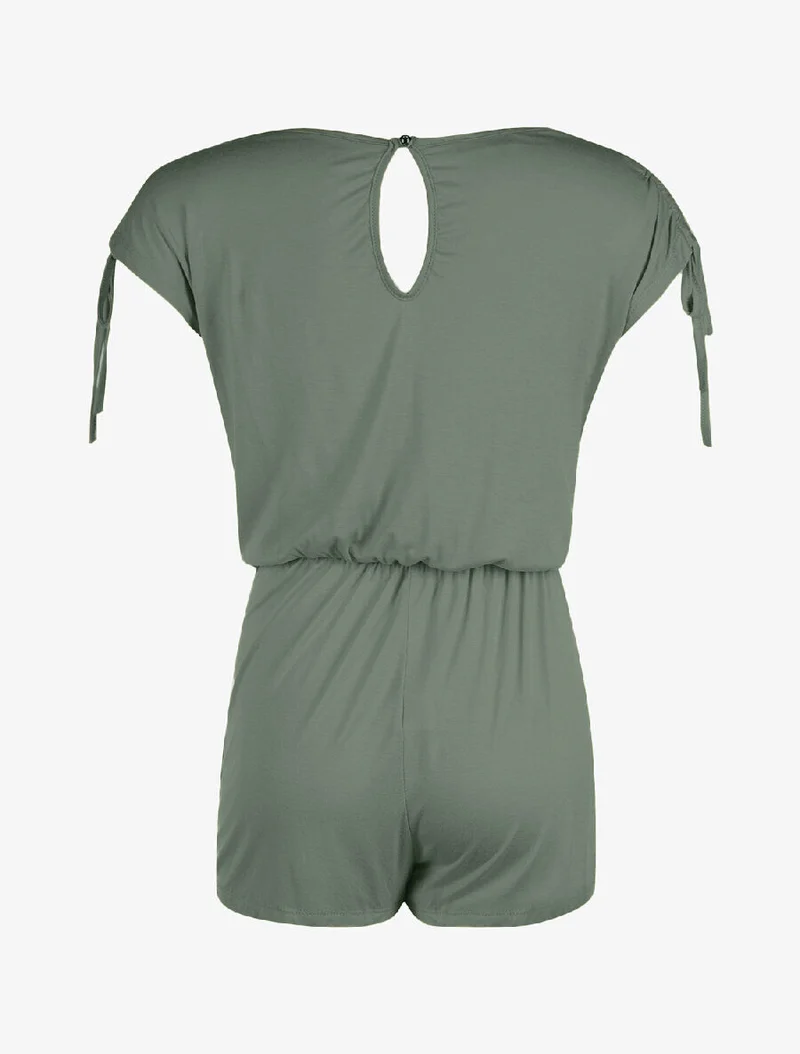 Leichter Spitzenoverall - Kaki