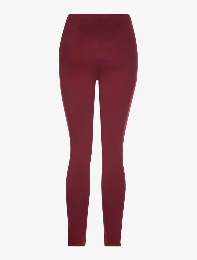 Jogpants 7/8 mit weißen Streifen - Lila