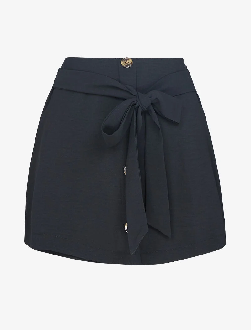Trapézrock-Shorts - schwarz