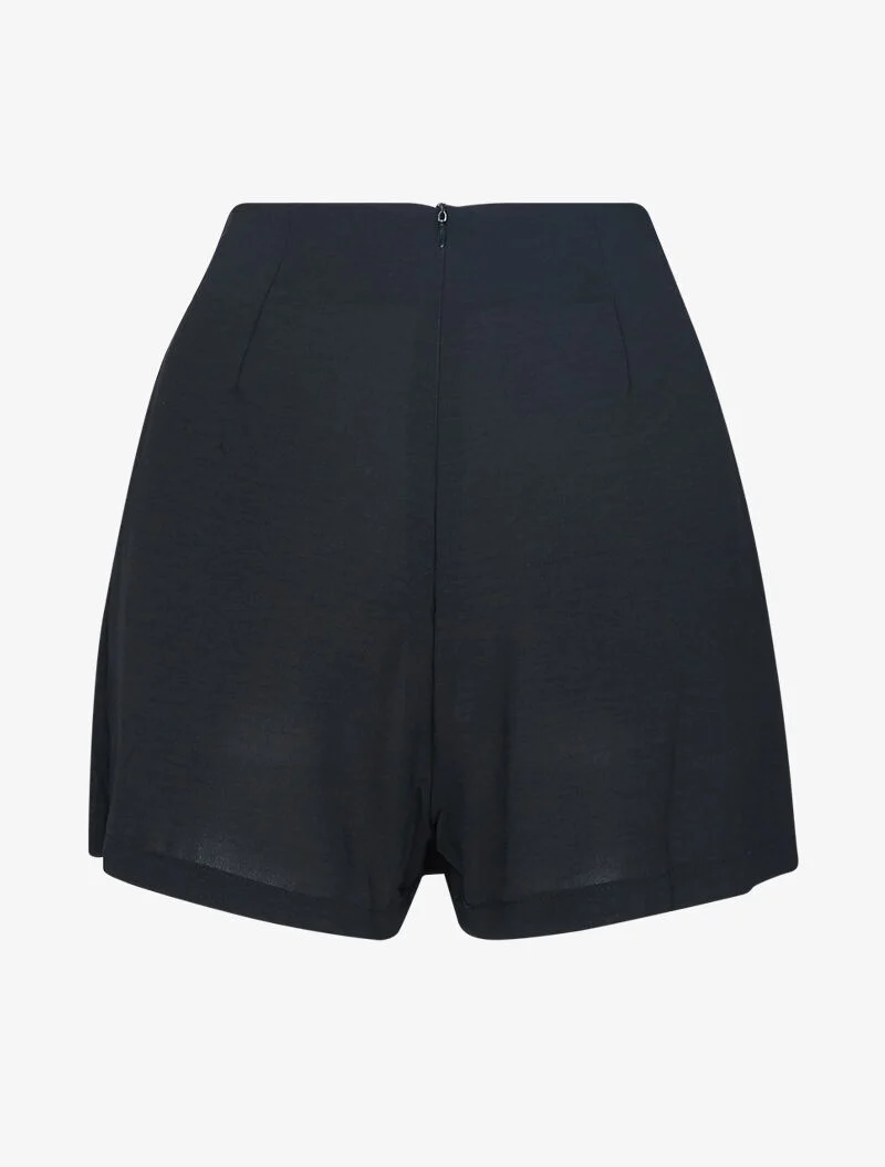 Trapézrock-Shorts - schwarz