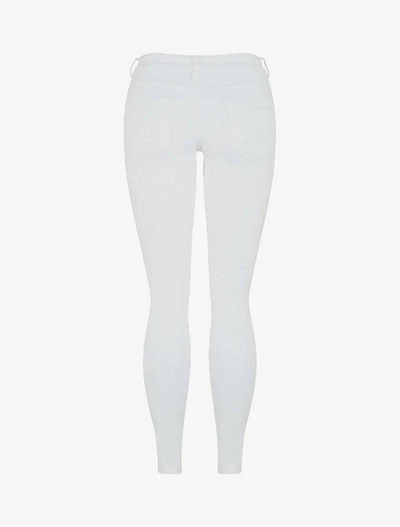 Ultra-skinny Hose mit niedriger Taille - Weiß