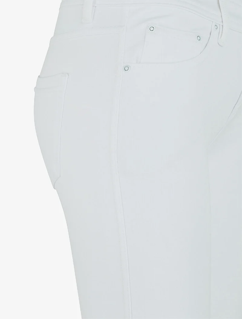 Ultra-skinny Hose mit niedriger Taille - Weiß