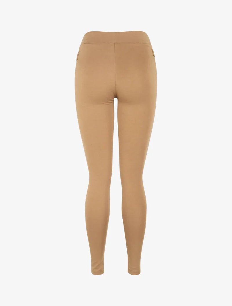 Ultradünne Leggings mit sichtbaren Nähten - Maulwurf