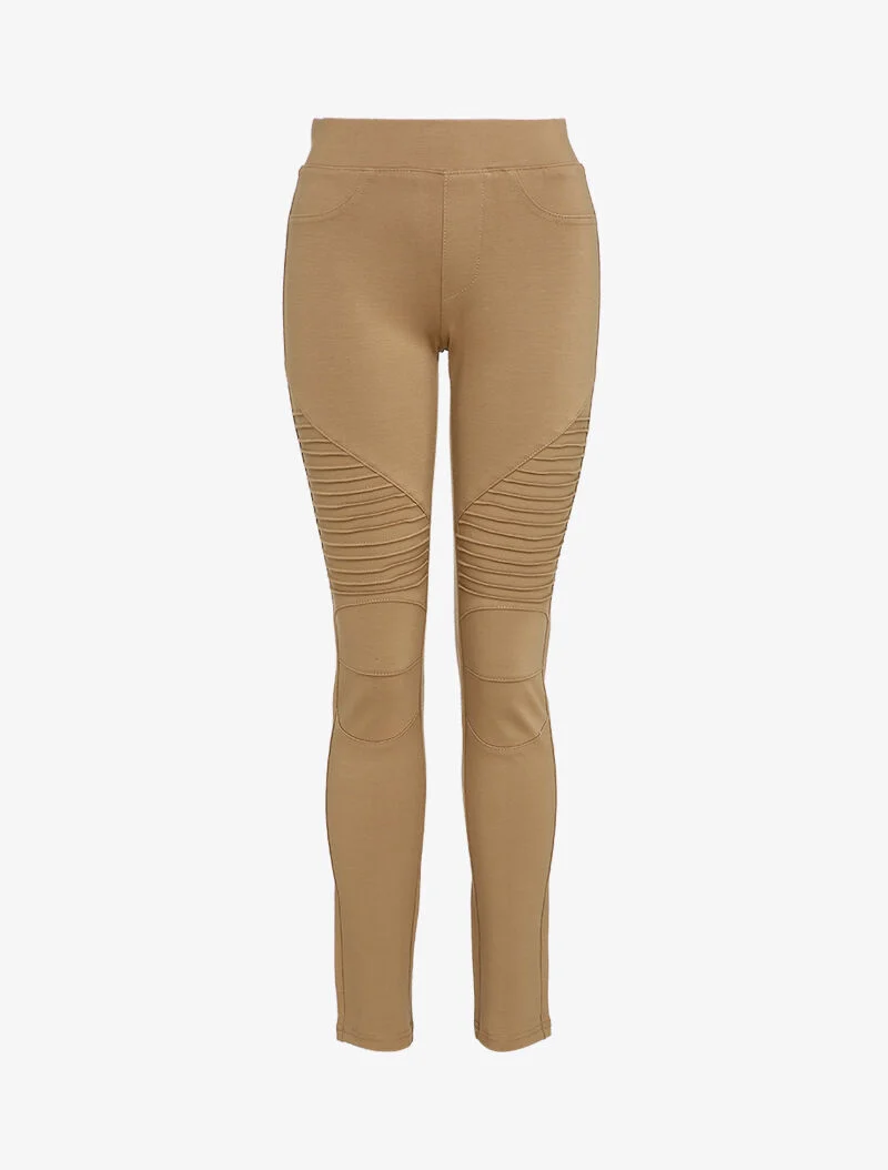 Stylisierte Schenkel-Leggings - Maulwurf
