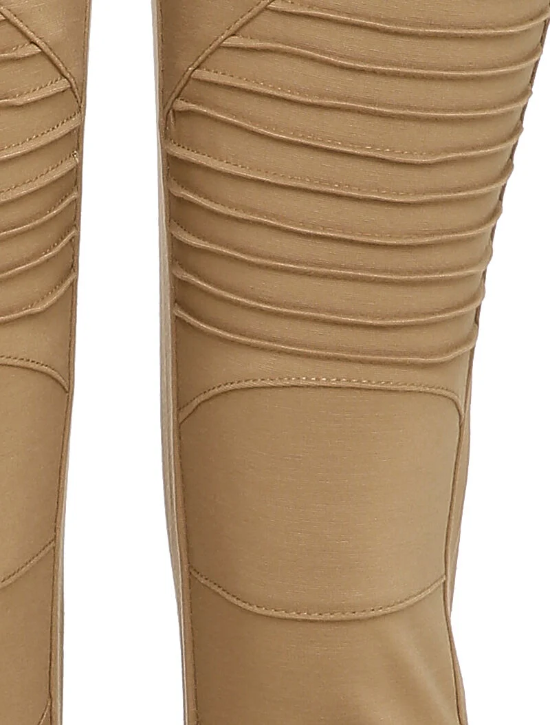Stylisierte Schenkel-Leggings - Maulwurf