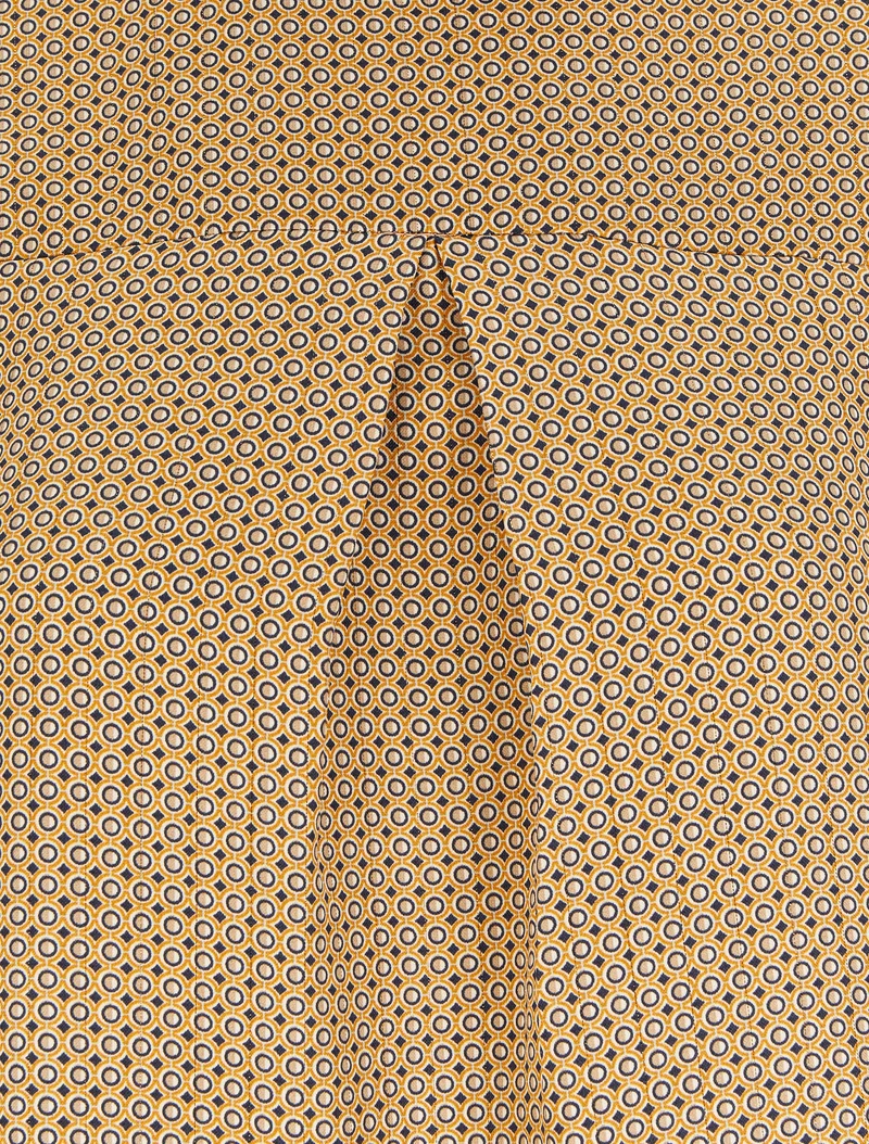 Bluse mit geometrischen Mustern - Gelb