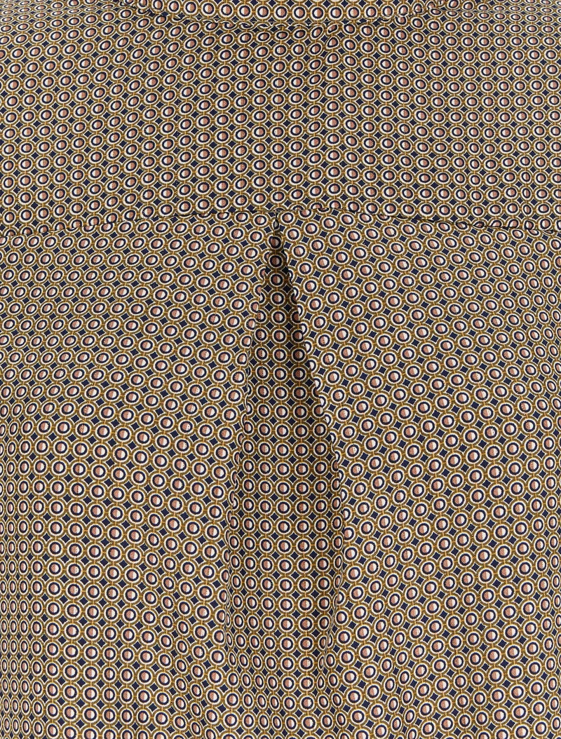 Bluse mit geometrischen Mustern - Grün