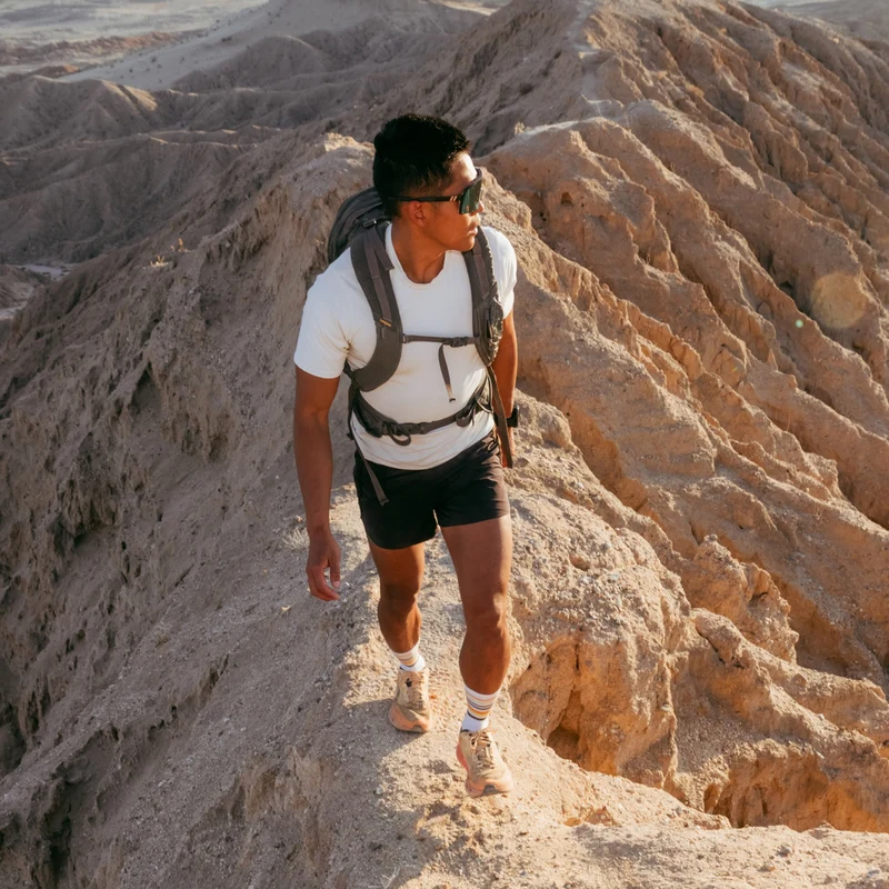 Men's Fastpack Micro Crew Lightweight Hiking Socks