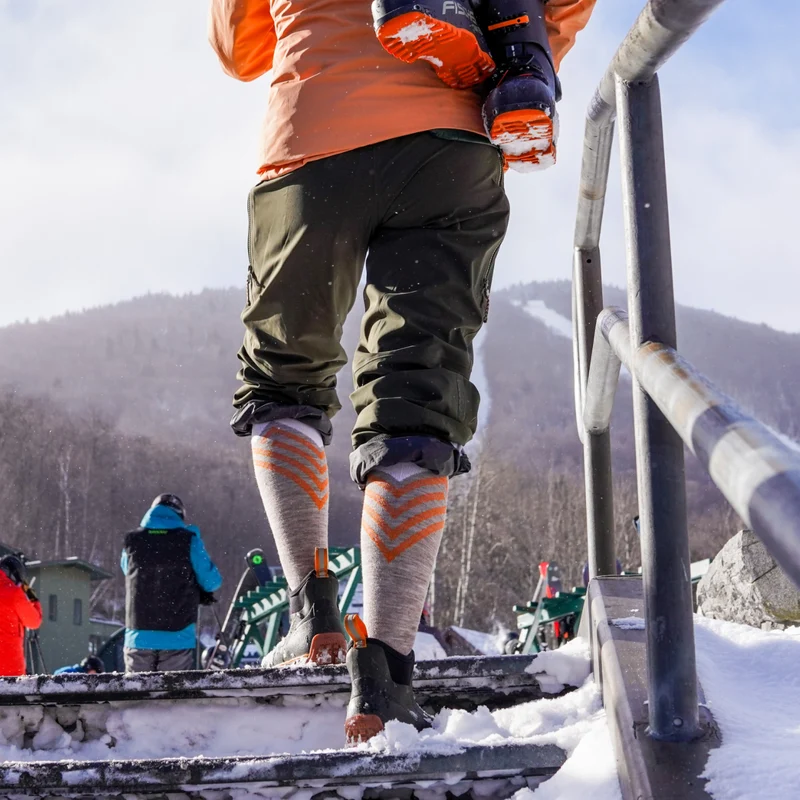 Women's PEAKS RFL Over-the-Calf Ultra-Lightweight Ski & Snowboard Socks