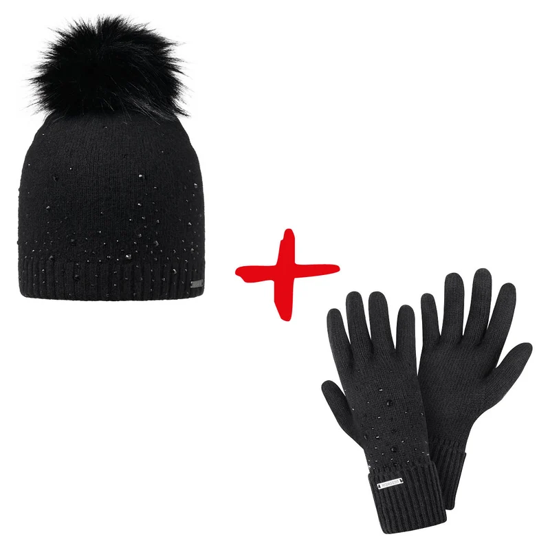 Bundle: Beanie Kristallwand + Handschuhe Königstein