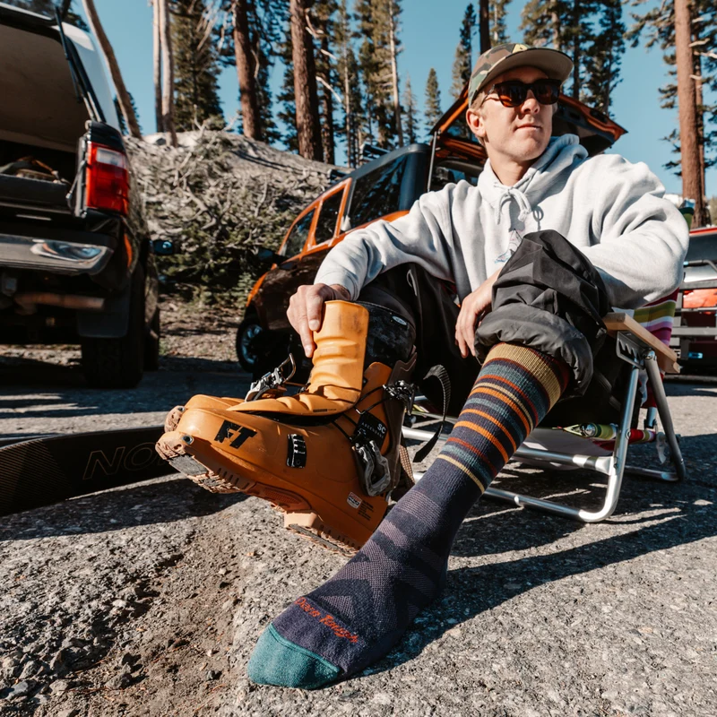 Men's Snowpack Over-the-Calf Midweight Ski & Snowboard Socks
