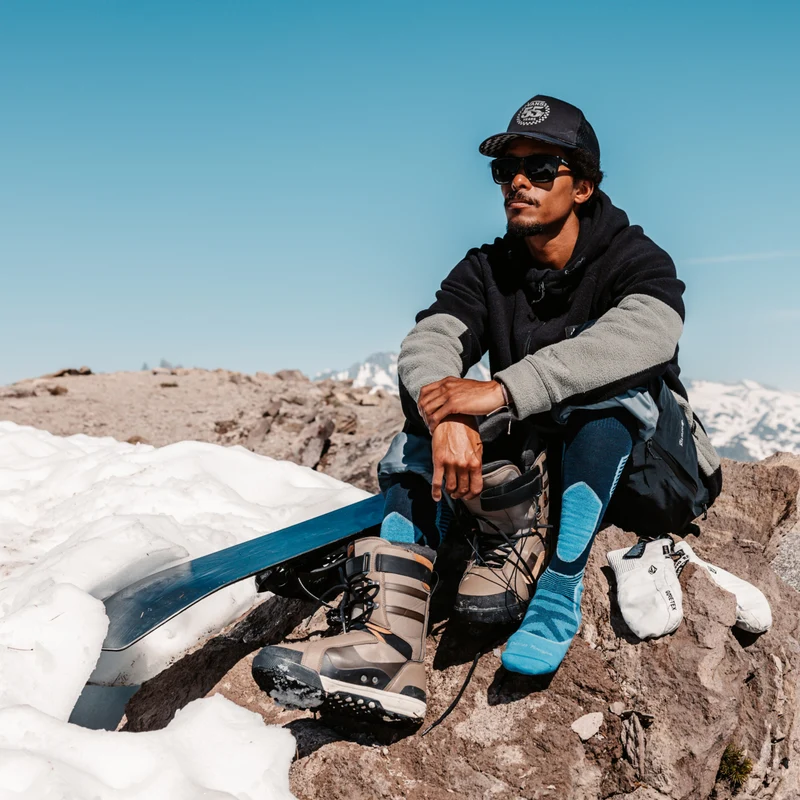Men's Outer Limits Over-the-Calf Lightweight Ski & Snowboard Socks
