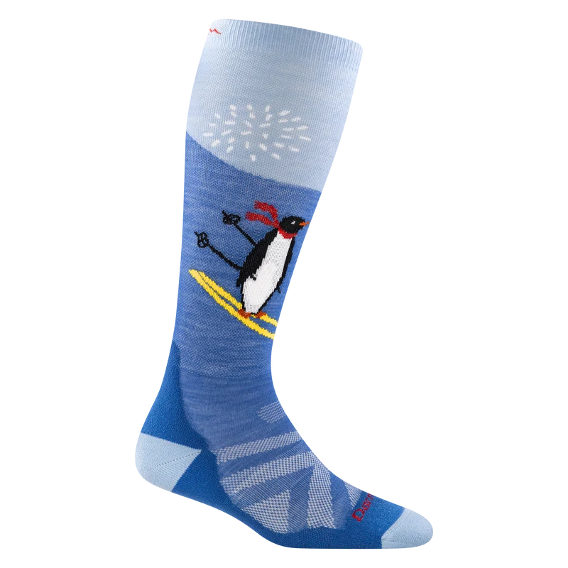 Kids Penguin Peak Over-the-Calf Midweight Ski & Snowboard Socks
