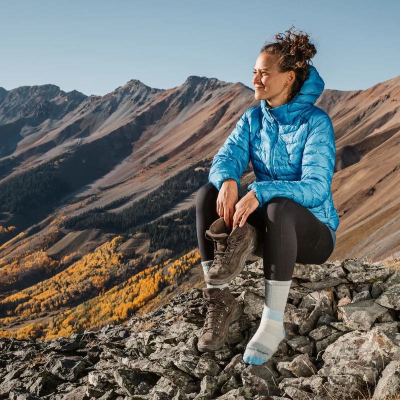 Women's Mountaineering Micro Crew Heavyweight Hiking Socks