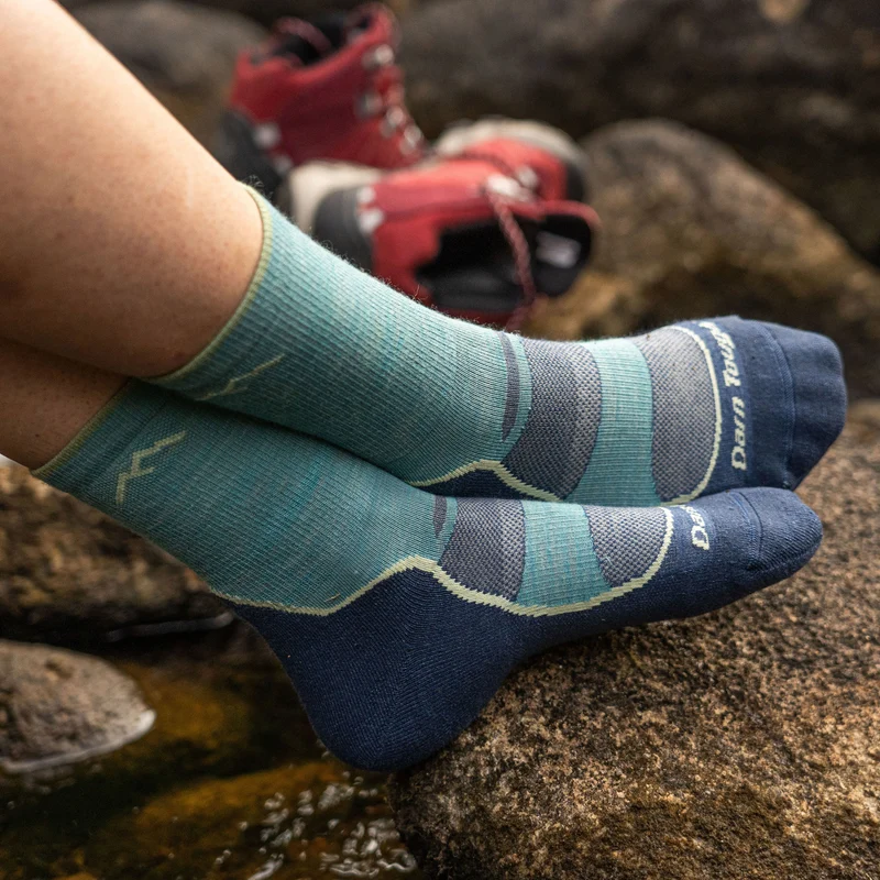 Women's Light Hiker Micro Crew Lightweight Hiking Socks