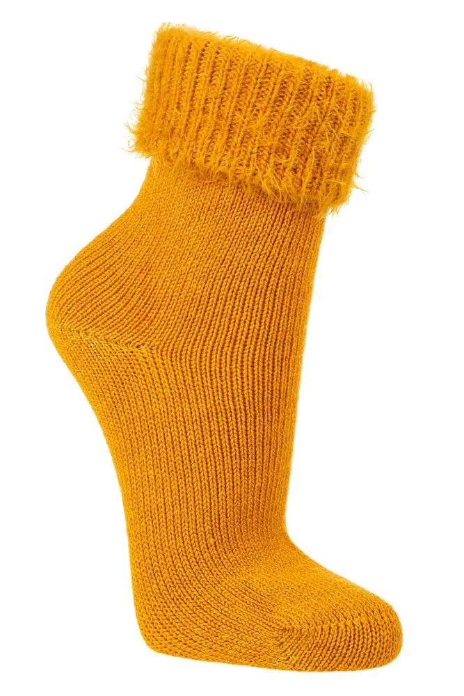 2 oder 4 Paar Flausch Socken Baumwolle auf der Haut in strahlenden Farben