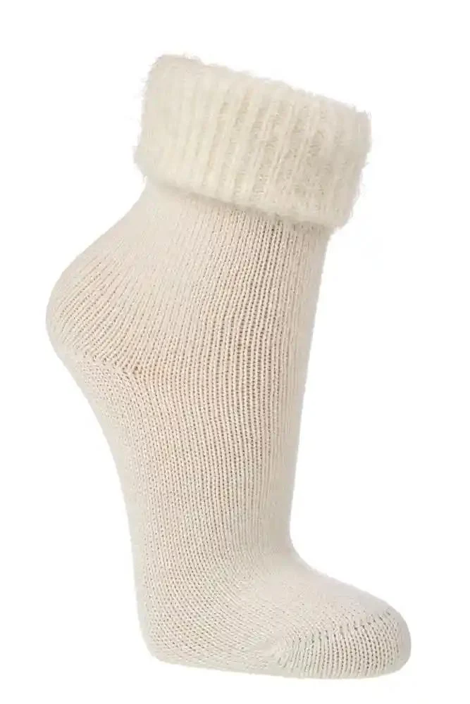 2 oder 4 Paar Flausch Socken Baumwolle auf der Haut in strahlenden Farben