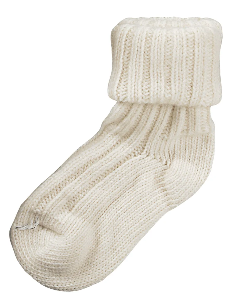 Softe Umschlag Socken mit Schafwolle & Alpakawolle 2|4 Paar