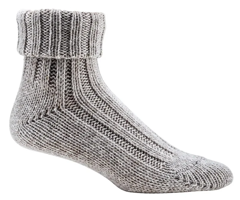 Softe Umschlag Socken mit Schafwolle & Alpakawolle 2|4 Paar