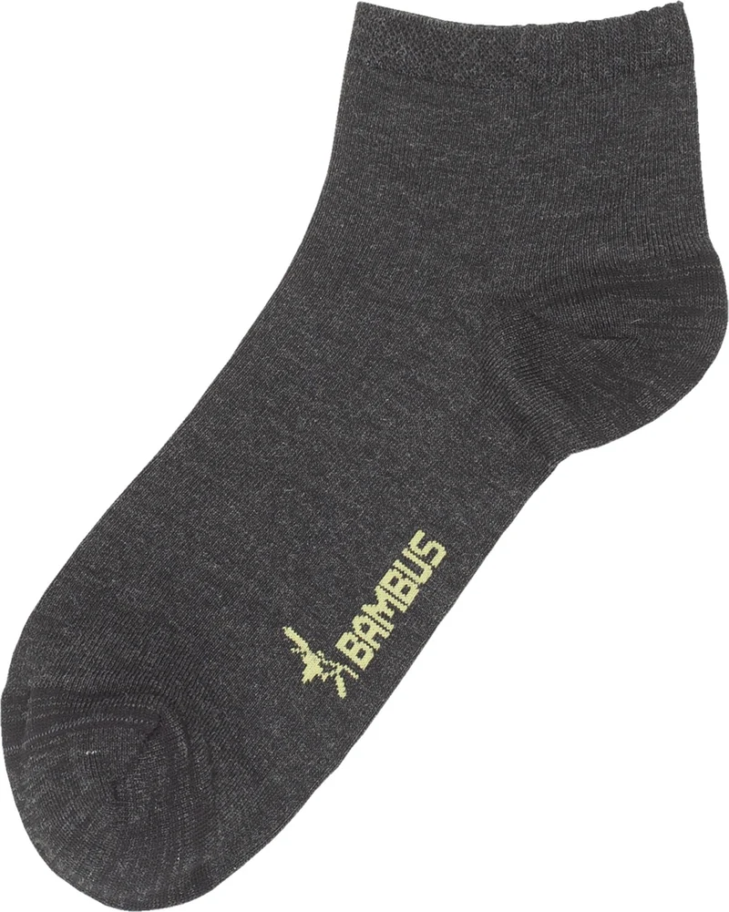 Bambus Viskose Kurzschaftsocken Kurzstrumpf Quartersocken MELANGE | 3–15 Paar
