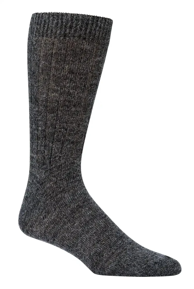 Warme Wollsocken mit Alpakawolle und Schafwolle (2 oder 4 Paar) für Damen & Herren
