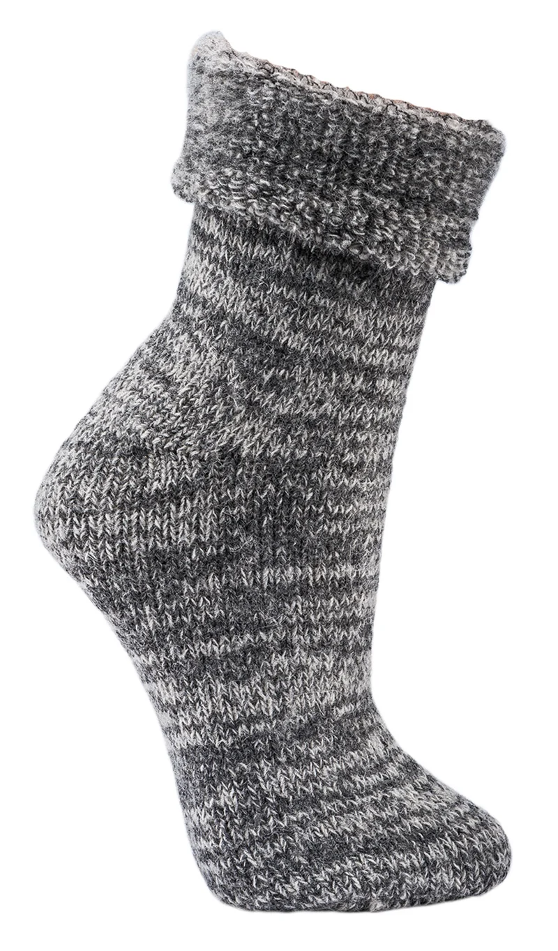 Thermosocken Wollsocken extra warm mit 63 % Wolle Unisex 1 Paar