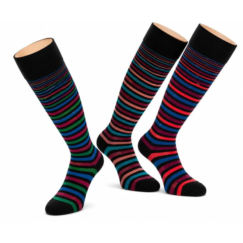 RS Harmony Alma Bambus Socken & Kniestrümpfe Damen bunt geringelt, 3–6 Paar