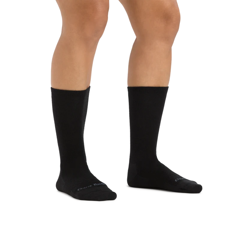 Women's Solid Basic Crew Lightweight Lifestyle Socks